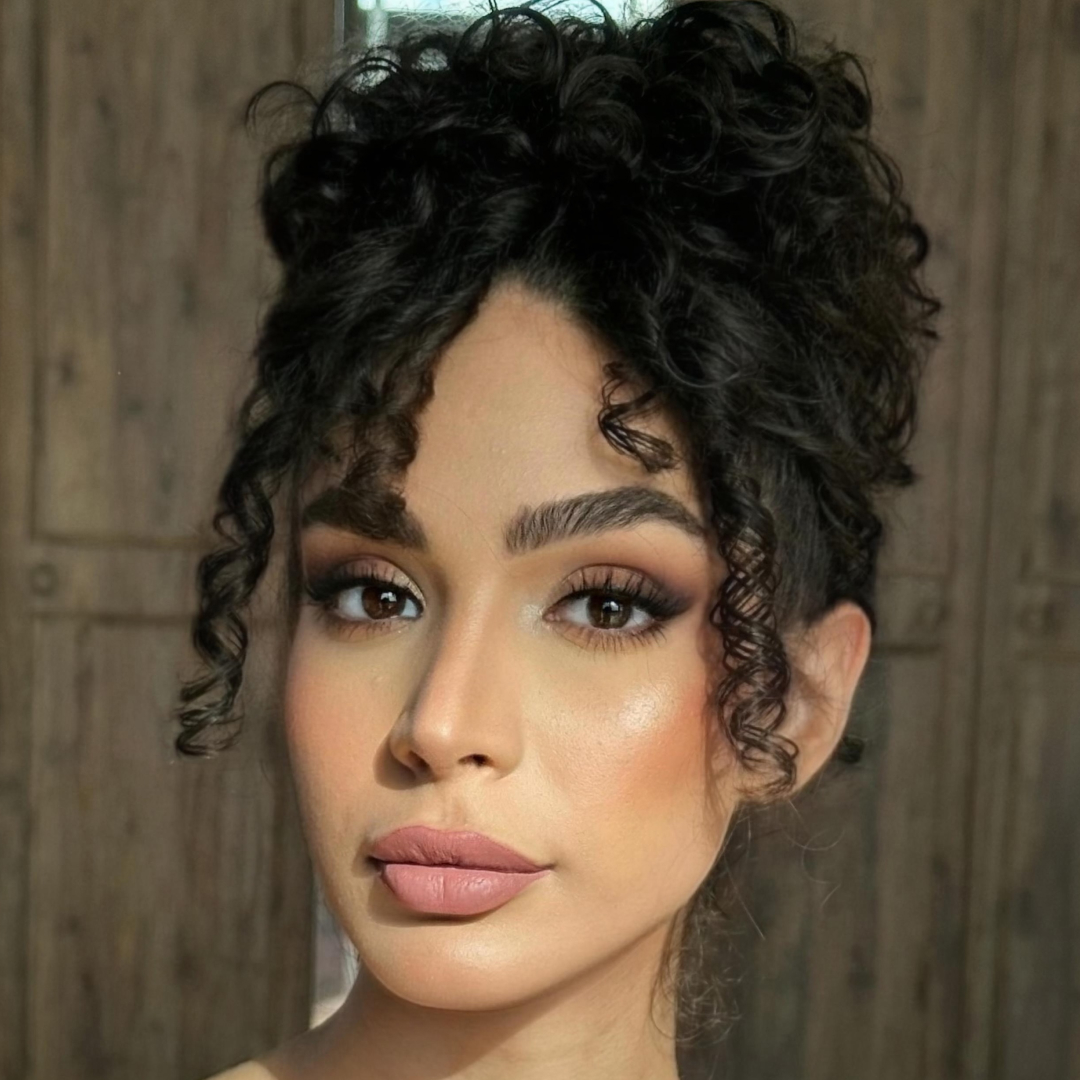 party makeup in dubai model 1 before