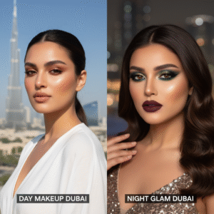 day makeup dubai vs night glam