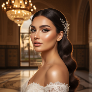 bridal hair and makeup trends dubai