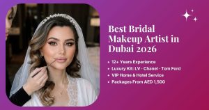 Best bridal makeup artist in Dubai 2026 — Shabnam Yahyazadeh of Dubai Makeup Studio